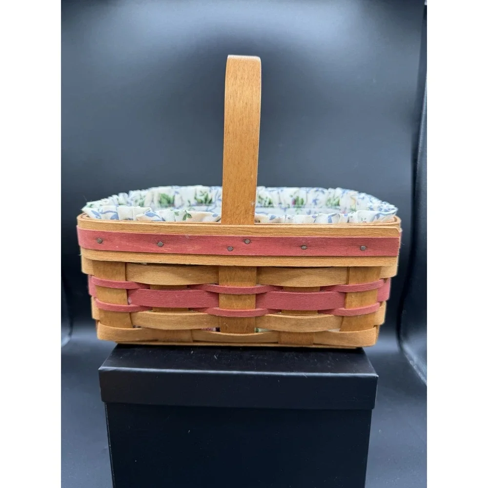 Longaberger 1994 Mother's Day Basket Combo 🌸🧺 Basket • Liner • Protector
